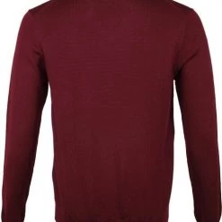 Truien Van Merino Wol Profuomo Pullover Merino V-Hals Bordeaux -Truien & Vesten Verkoop winkel 13770 10