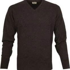 Lamswollen Truien William LockiePullover Lamswol V Cacoa