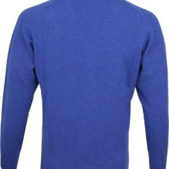 Lamswollen Truien William Lockie Pullover Lamswol V Persian Royal Blue -Truien & Vesten Verkoop winkel 2626 7 1