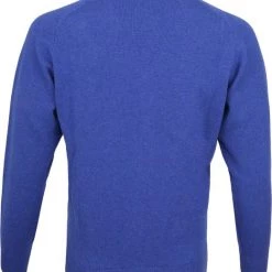 Lamswollen Truien William Lockie Pullover Lamswol V Persian Royal Blue -Truien & Vesten Verkoop winkel 2626 7
