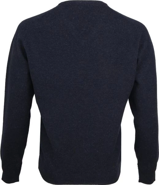 Lamswollen Truien William Lockie Pullover Lamswol V Midnight Navy 3 Lamswollen Truien William Lockie Pullover Lamswol V Midnight Navy - Afbeelding 3