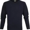 Lamswollen Truien William Lockie Pullover Lamswol O Midnight Navy
