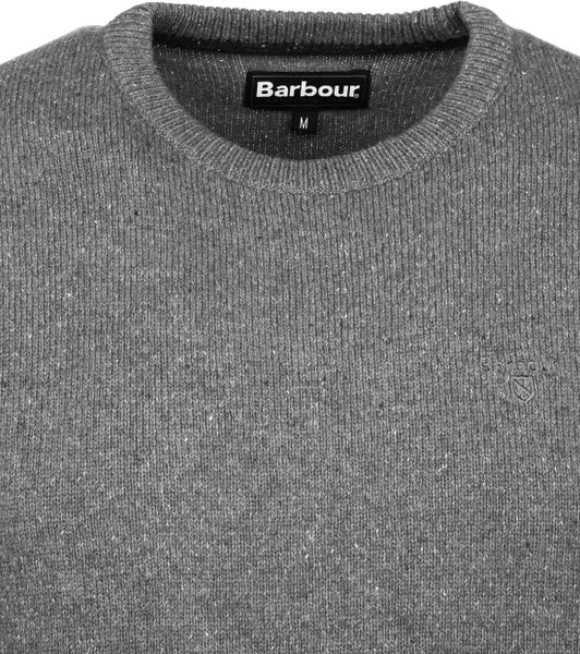 Wollen Truien Voor Heren Barbour Pullover Wol Tisbury Grijs 2 Wollen Truien Voor Heren Barbour Pullover Wol Tisbury Grijs - Afbeelding 2