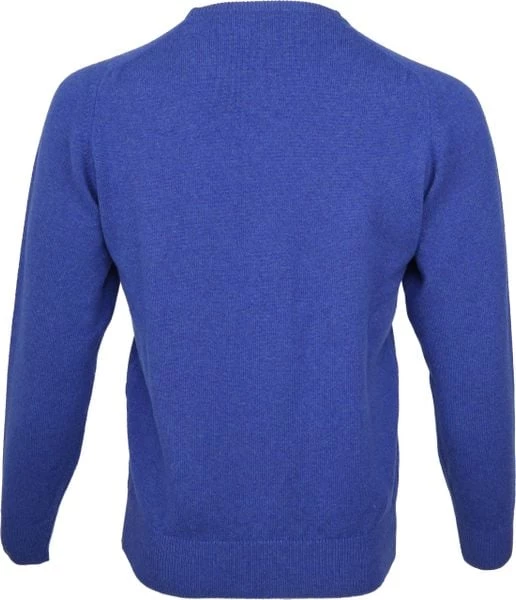 Lamswollen Truien William Lockie O Lamswol Blauw 6 Lamswollen Truien William Lockie O Lamswol Blauw - Afbeelding 6