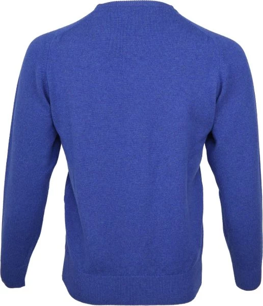 Lamswollen Truien William Lockie O Lamswol Blauw 3 Lamswollen Truien William Lockie O Lamswol Blauw - Afbeelding 3