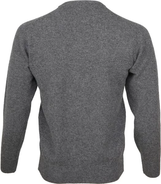 Lamswollen Truien William Lockie O Lamswol Grijs 3 Lamswollen Truien William Lockie O Lamswol Grijs - Afbeelding 3