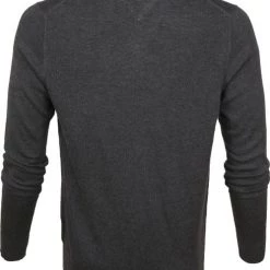 Tommy Hilfiger Pullover V-Hals Antraciet -Truien & Vesten Verkoop winkel 61698 3 1