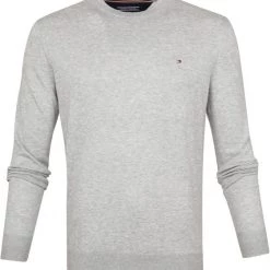 Tommy Hilfiger Pullover O-Hals Lichtgrijs