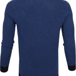 Suitable Katoen Bince Pullover Blauw -Truien & Vesten Verkoop winkel 63413 4