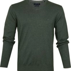 Casa Moda Pullover Donkergroen