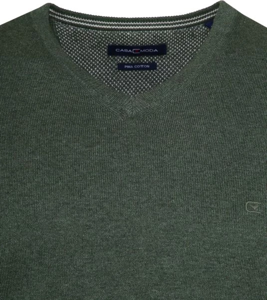 Casa Moda Pullover Donkergroen 2 Casa Moda Pullover Donkergroen - Afbeelding 2