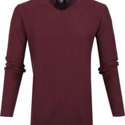 Suitable Katoen Neil Pullover Bordeaux 10 Suitable Katoen Neil Pullover Bordeaux -Truien & Vesten Verkoop winkel 64081 1 1