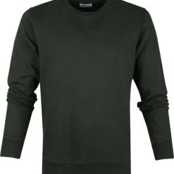 Sweaters Colorful Standard Sweater Organic Donkergroen -Truien & Vesten Verkoop winkel 64217 1 1