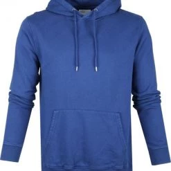 Hoodies Colorful Standard Organic Hoodie Blauw -Truien & Vesten Verkoop winkel 64230 1 1