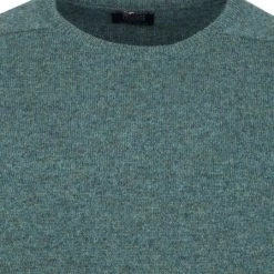 Wollen Truien Voor Heren William Lockie Lamswol Middengroen -Truien & Vesten Verkoop winkel 64278 2 1