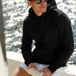 Hoodies Bjorn Borg Centre Hoodie Zwart -Truien & Vesten Verkoop winkel 66982 4