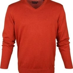 Casa Moda Pullover V-Hals Oranje 10 Casa Moda Pullover V-Hals Oranje -Truien & Vesten Verkoop winkel 67235 1 1