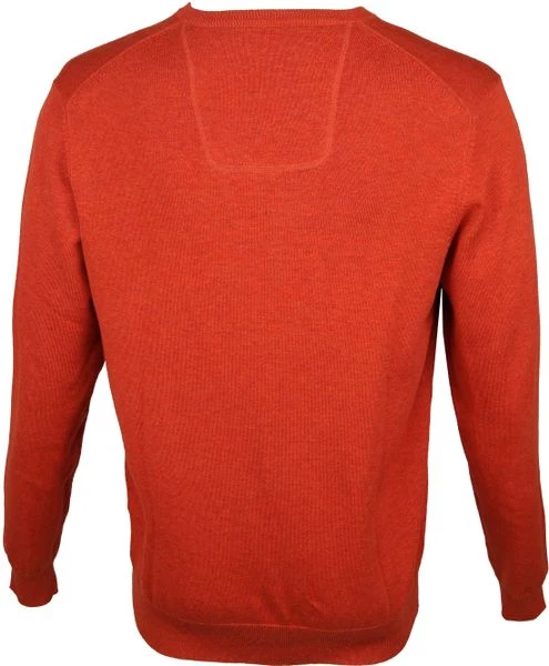 Casa Moda Pullover V-Hals Oranje 4 Casa Moda Pullover V-Hals Oranje - Afbeelding 4