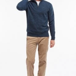 Lamswollen Truien Barbour Half Zip Trui Lamswol Donkerblauw 11 Lamswollen Truien Barbour Half Zip Trui Lamswol Donkerblauw -Truien & Vesten Verkoop winkel 70073 13