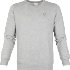 Sweaters KnowledgeCotton Apparel Elm Melange Trui Grijs