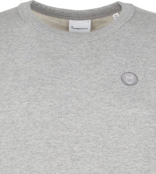 Sweaters KnowledgeCotton Apparel Elm Melange Trui Grijs 2 Sweaters KnowledgeCotton Apparel Elm Melange Trui Grijs - Afbeelding 2