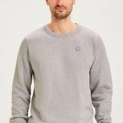 Sweaters KnowledgeCotton Apparel Elm Melange Trui Grijs 10 Sweaters KnowledgeCotton Apparel Elm Melange Trui Grijs -Truien & Vesten Verkoop winkel 70328 5