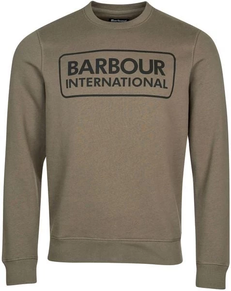 Sweaters Barbour International Trui Logo Khaki 4 Sweaters Barbour International Trui Logo Khaki - Afbeelding 4