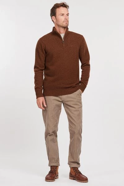 Lamswollen Truien Barbour Half Zip Trui Lamswol Bruin 3 Lamswollen Truien Barbour Half Zip Trui Lamswol Bruin - Afbeelding 3