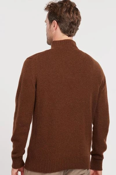 Lamswollen Truien Barbour Half Zip Trui Lamswol Bruin 4 Lamswollen Truien Barbour Half Zip Trui Lamswol Bruin - Afbeelding 4