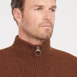 Lamswollen Truien Barbour Half Zip Trui Lamswol Bruin 10 Lamswollen Truien Barbour Half Zip Trui Lamswol Bruin -Truien & Vesten Verkoop winkel 70822 5