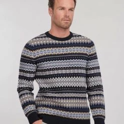 Lamswollen Truien Barbour Isle Trui Wol Dessin Donkerblauw 10 Lamswollen Truien Barbour Isle Trui Wol Dessin Donkerblauw -Truien & Vesten Verkoop winkel 70905 5