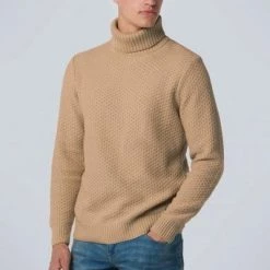Wollen Truien Voor Heren No-Excess Coltrui Mix Wol Beige -Truien & Vesten Verkoop winkel 70971 4 1