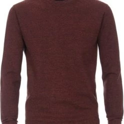 Casa Moda Pullover O-Hals Melange Bordeaux 9 Casa Moda Pullover O-Hals Melange Bordeaux -Truien & Vesten Verkoop winkel 71205 1 1