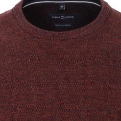 Casa Moda Pullover O-Hals Melange Bordeaux 10 Casa Moda Pullover O-Hals Melange Bordeaux -Truien & Vesten Verkoop winkel 71205 2 1