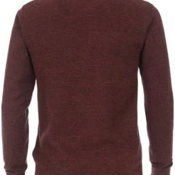 Casa Moda Pullover O-Hals Melange Bordeaux 11 Casa Moda Pullover O-Hals Melange Bordeaux -Truien & Vesten Verkoop winkel 71205 3 1