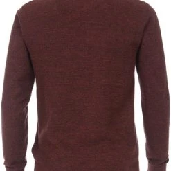Casa Moda Pullover O-Hals Melange Bordeaux 8 Casa Moda Pullover O-Hals Melange Bordeaux -Truien & Vesten Verkoop winkel 71205 3