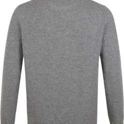 Lamswollen Truien Suitable Lamswol Trui O-Hals Grijs -Truien & Vesten Verkoop winkel 71292 4