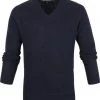 Lamswollen Truien Suitable Lamswol Trui V-Hals Donkerblauw