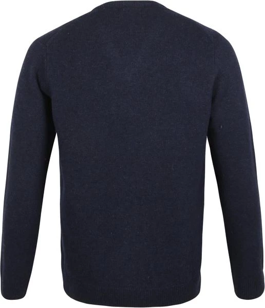 Lamswollen Truien Suitable Lamswol Trui V-Hals Donkerblauw 4 Lamswollen Truien Suitable Lamswol Trui V-Hals Donkerblauw - Afbeelding 4