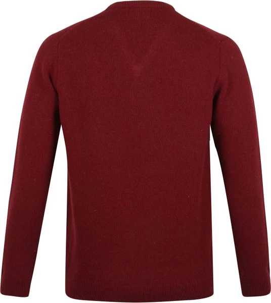 Lamswollen Truien Suitable Lamswol Trui V-Hals Bordeaux 4 Lamswollen Truien Suitable Lamswol Trui V-Hals Bordeaux - Afbeelding 4