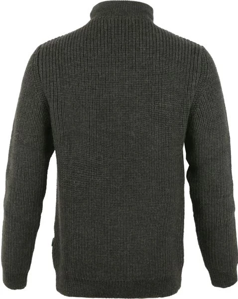 Lamswollen Truien Barbour New Tyne Zip Trui Wol Olijfgroen 4 Lamswollen Truien Barbour New Tyne Zip Trui Wol Olijfgroen - Afbeelding 4