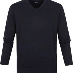 Suitable Respect Vini Pullover V-Hals Donkerblauw -Truien & Vesten Verkoop winkel 71586 1 1