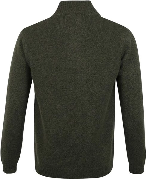Lamswollen Truien Suitable Lamswol Mocker Pull Donkergroen 4 Lamswollen Truien Suitable Lamswol Mocker Pull Donkergroen - Afbeelding 4