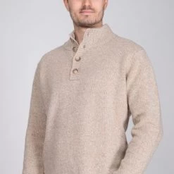 Lamswollen Truien Suitable Lamswol Mocker Pull Beige -Truien & Vesten Verkoop winkel 71733 5