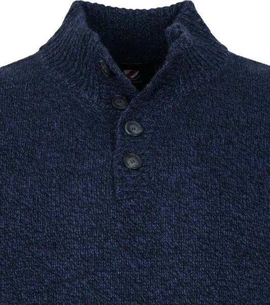 Lamswollen Truien Suitable Lamswol Mocker Pull Donkerblauw 6 Lamswollen Truien Suitable Lamswol Mocker Pull Donkerblauw - Afbeelding 6