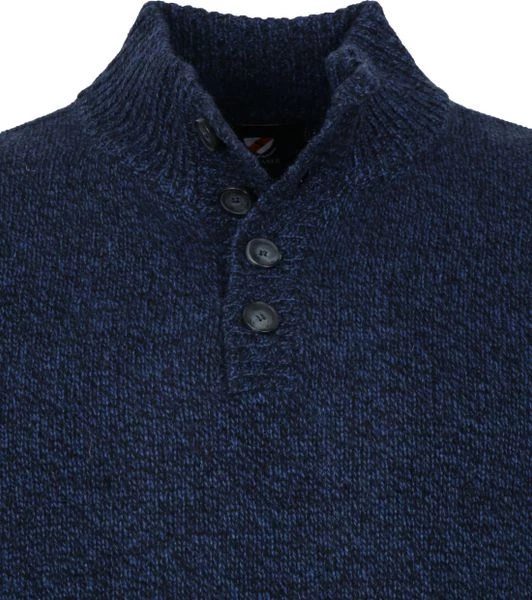 Lamswollen Truien Suitable Lamswol Mocker Pull Donkerblauw 2 Lamswollen Truien Suitable Lamswol Mocker Pull Donkerblauw - Afbeelding 2