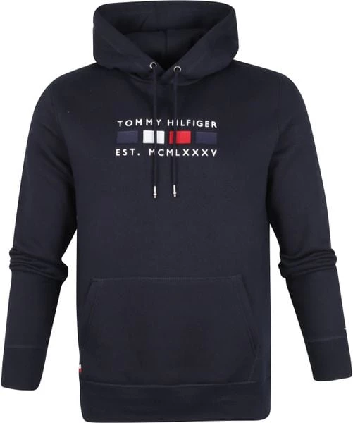 Hoodies Tommy Hilfiger Hoodie Four Flags Donkerblauw 5 Hoodies Tommy Hilfiger Hoodie Four Flags Donkerblauw - Afbeelding 5