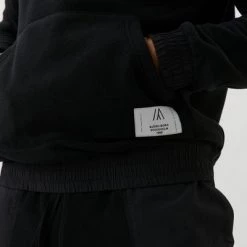 Hoodies Bjorn Borg Oversized Hoodie Zwart -Truien & Vesten Verkoop winkel 71933 6