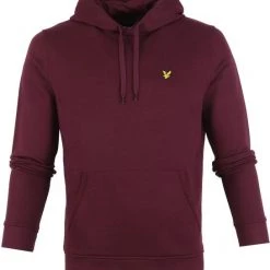 Hoodies Lyle And Scott Hoodie Bordeaux
