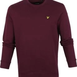 Lyle And Scott Sweaters Lyle & Scott Trui Bordeaux -Truien & Vesten Verkoop winkel 72132 1 1